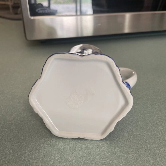 Sadek Blue Export, Creamer and Sugar Bowl With Lid - Picture 5 of 11